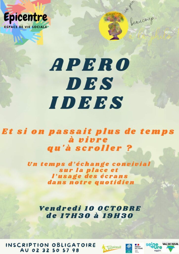 Epicentre vous propose un moment convivial d’échange autour de la place et de l’usage des écrans dans notre quotidien. Un moment chaleureux, des discussions riches et des idées à partager dans la bonne humeur !
