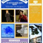 La poésie de décline sous bien des formes ... Et c'est ce que les artistes et poètes.se.s venu.e.s en résidence en novembre vont vous montrer !