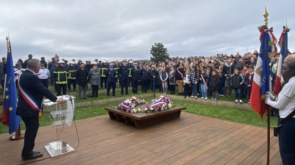 Marc-Antoine Jamet a présidé la cérémonie du 11 novembre