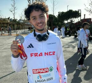 Ishak Dahmani, vice-champion d’Europe U23 par équipes à Lagoa