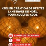 Atelier création de lanternes de Noël