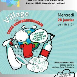 Sortie au Pavillon des Transitions à Rouen à l’occasion du Village de la Santé Environnementale, le mercredi 28 janvier 2026.