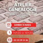 La médiathèque Le Corbusier de Val-de-Reuil vous donne rendez-vous Samedi 14 Mars à 14h30, pour un atelier généalogie.