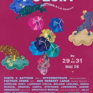 Le festival Poésia organisé par la Factorie, maison de poésie de Normandie, revient sur le devant de la scène du 29 au 31 mai 2026 !