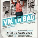 Le week-end des 11 et 12 avril, les terrains de badminton de Val-de-Reuil seront le théâtre d’un événement d’envergure nationale. Organisé par le Badminton Val-de-Reuil Louviers (BVRL), le tournoi “Vik in Bad Endgame” réunira près de 200 joueurs au gymnase Alphonse Allais.