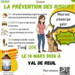 Cani-Malin organise une masterclass autour de la prévention des risques chez le chien, samedi 14 mars de 9h à 12h à la salle "la Rencontre" (48 rue Traversière, 27100 Val-de-Reuil)