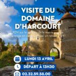 Le Pôle Séniors du CCAS de Val-de-Reuil organise une visite du domaine d'Harcourt avec le car municipal lundi 13 Avril de 13h30 à 17h.