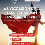 Mercredi 24 Juin, 15h, à l'occasion de la manifestation "Partir en Livre", la médiathèque Le Corbusier de Val-de-Reuil vous propose deux ateliers : création d'un mini-héros (atelier manuel) et atelier d'écriture "acrostiche".