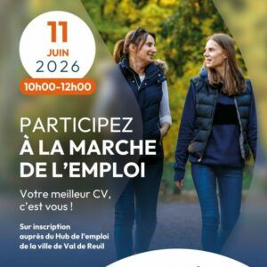 Envie de décrocher un emploi autrement ? Participez à notre Marche de l’Emploi, une rencontre conviviale pour échanger directement avec des recruteurs… sans CV !