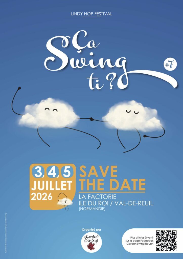 Stage de Lindy Hop - Ca Swing Ti ? Tu aimerais découvrir le Lindy Hop, cette danse swing? On a la solution! Nous organisons un stage du 3 au 5 juillet à la Factorie, sur l'Ile du Roi et nous avons prévu un pass spécialement conçu pour que tu t'amuses en découvrant cette danse : Le Pass Découverte!