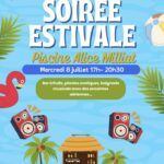 La piscine Alice Milliat organise sa soirée estivale, pour l'ouverture de la saison, le mercredi 8 juillet 2026.