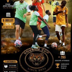La Boubou Cup est de retour pour sa 5ᵉ édition, dimanche 5 juillet 2026 de 9h à 19h au Stade Jesse Owens de Val-de-Reuil.