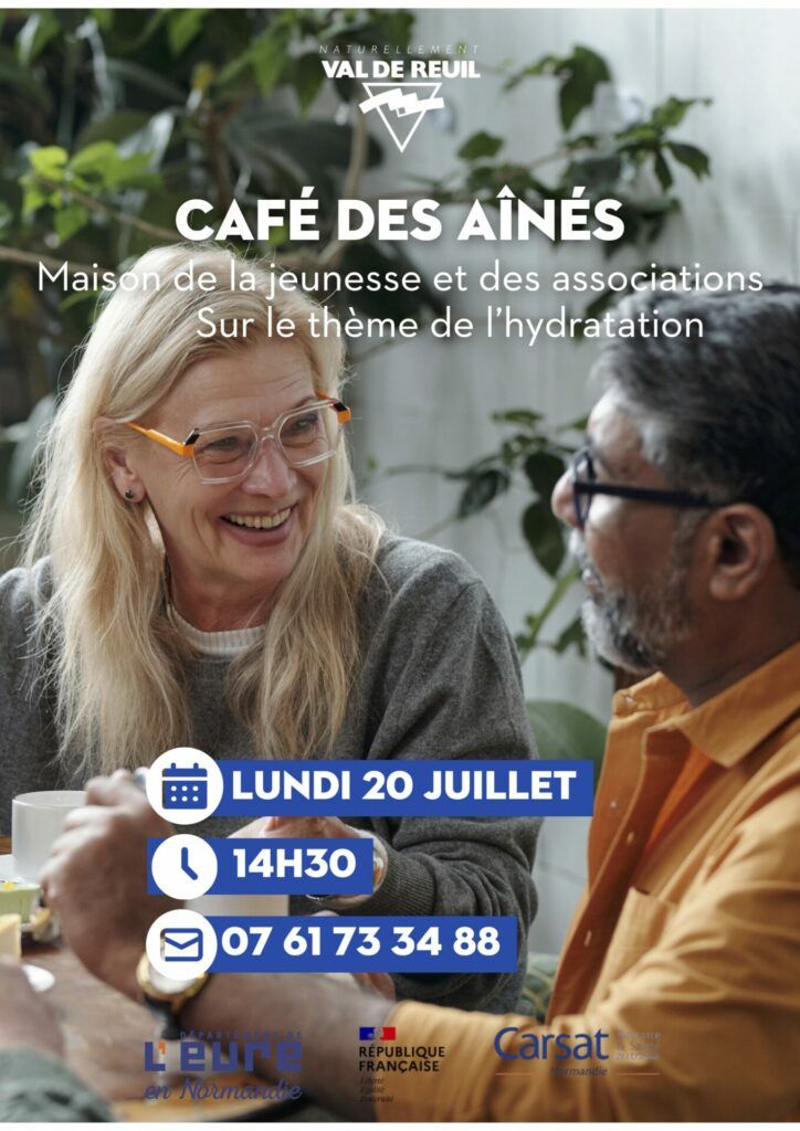 Rejoignez-nous pour notre Café des Aînés de l'été ! le Pôle Seniors organisera son prochain Café des Aînés le Lundi 20 juillet à la Maison de la Jeunesse et des Associations !