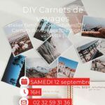 Atelier familial pour les ados-adultes. Samedi 12 septembre à 16h, en lien avec l'exposition "Carnets de voyages"