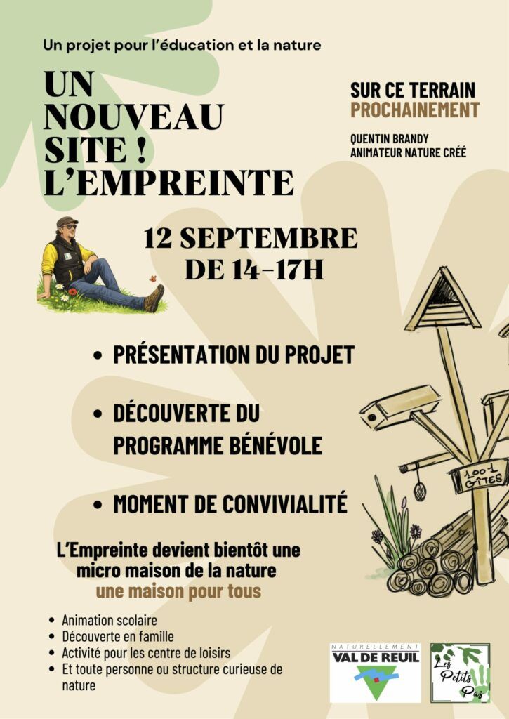 Découverte du projet du site de l'Empreinte, samedi 12 septembre de 14h à 17h.