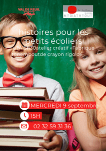 Mercredi prochain, le 9 septembre, la médiathèque Le Corbusier propose un bel après-midi pour les plus jeunes.