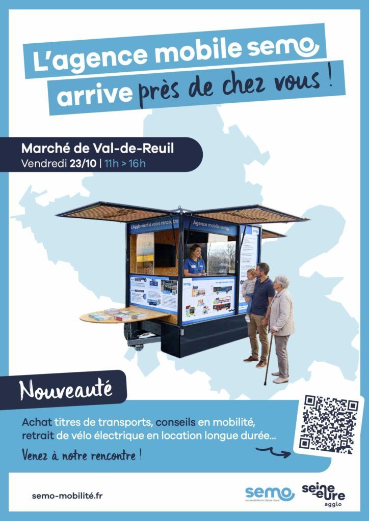 L’agence mobile semo arrive dans notre commune et vient à votre rencontre !