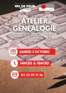 Vous êtes curieux de découvrir qui étaient vos ancêtres et d'où vous venez ? La médiathèque Le Corbusier vous invite à un atelier de généalogie pour vous guider dans vos premiers pas..