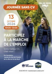 Envie de décrocher un emploi autrement ? Participez à notre Marche de l’Emploi, une rencontre conviviale pour échanger directement avec des recruteurs… sans CV !