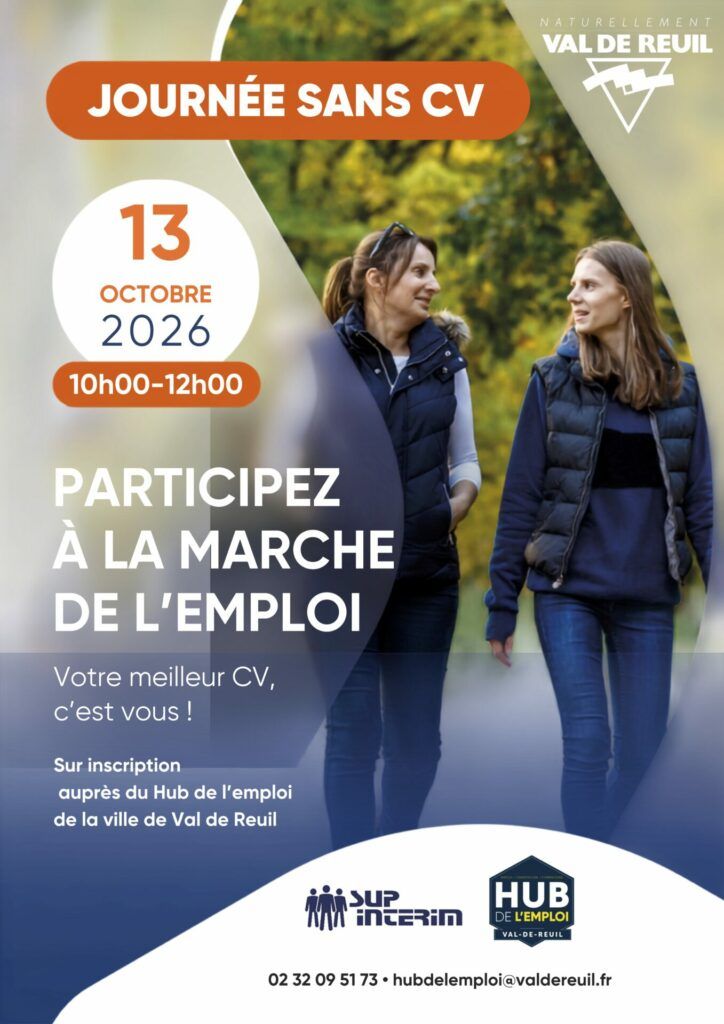 Envie de décrocher un emploi autrement ? Participez à notre Marche de l’Emploi, une rencontre conviviale pour échanger directement avec des recruteurs… sans CV !