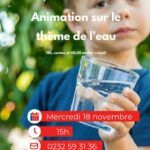 Atelier Contes et Créations : Plongez au cœur de l'eau ! Venez vivre un moment magique en famille à la médiathèque Le Corbusier de Val-de-Reuil Mercredi 18 novembre à 15h00 !