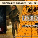 Samedi 31 octobre 2026 à 20h30, Le Cinéma Les Arcades de Val-de-Reuil organise une soirée pour HALLOWEEN autour du film "Resident Evil", réalisé par Zach Cregger.